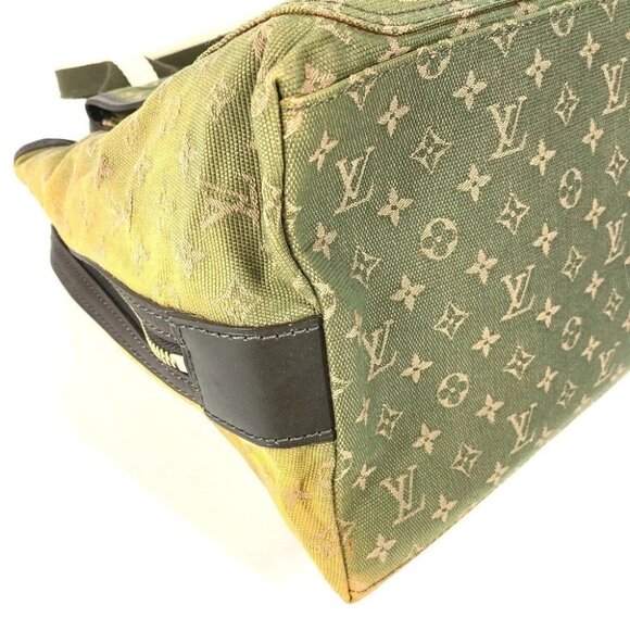 LOUIS VUITTON M92507 Monogram mini Sac Mary Kate Hand Bag Canvas khaki - Picture 7 of 16